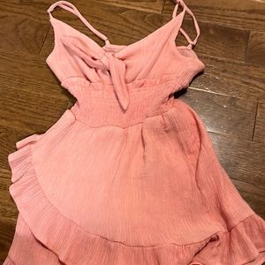 coral romper